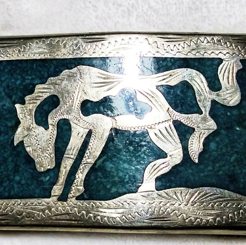 Buckle horse vintage